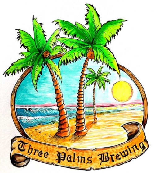 Three Palms Brewing logo