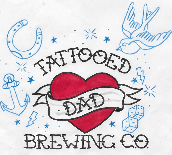 Tattooed Dad Brewing Co. logo