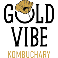 Gold Vibe Kombuchary logo