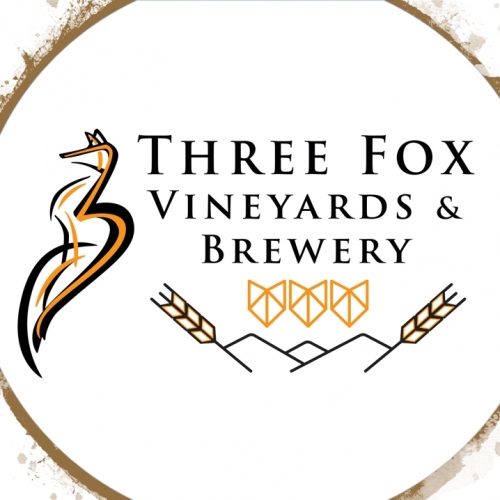 Three Fox Vineyards & Brewery logo